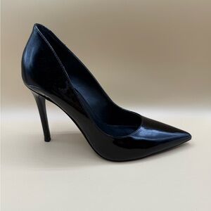 Michael Kors Keke Pointed Toe Pump Heels Size 10M Black Leather Classic Stiletto